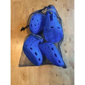 Arcadia Trail Royal Blue Dog Water Shoes XXL Set of 4 with Mesh Bag